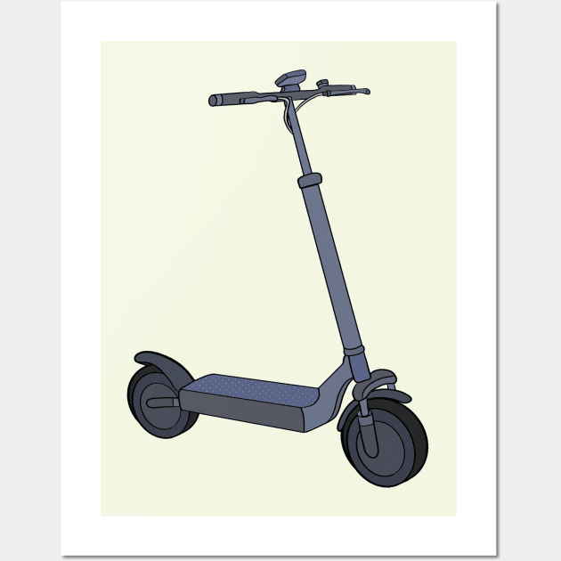 Fun Electric Scooter Wall Art by DiegoCarvalho